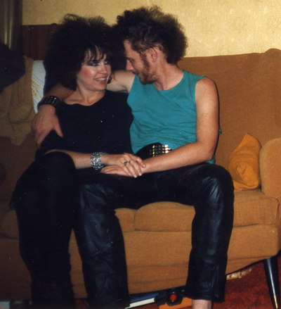 Lisa and I, in our New Romantic Attire