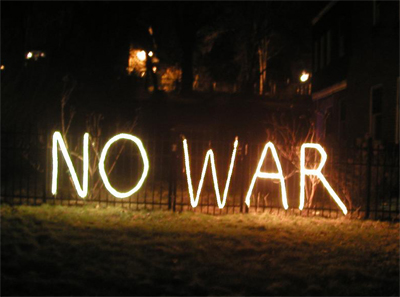 NO MORE WAR! PLEASE!