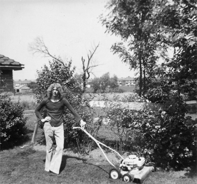 Me! At About 22, Working Hard in Mum's Garden in Willesbourough, Ashford, Kent