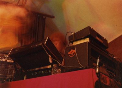 Me and My Keyboards Taken at a Gig in Canterbury University - Photographed by Ozzie